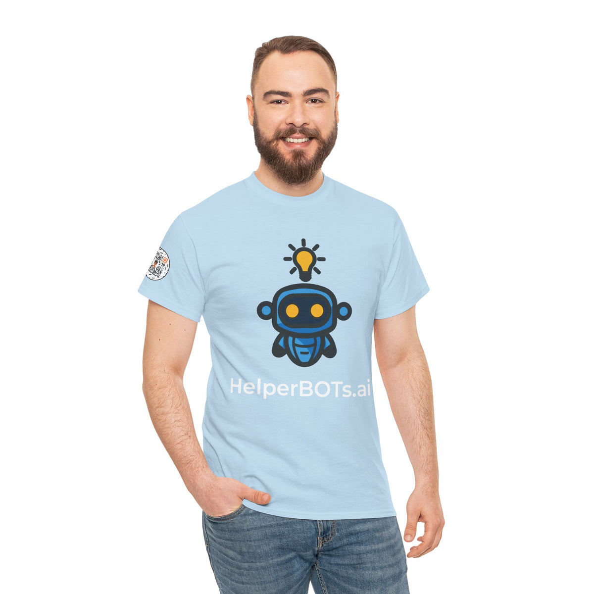 Unisex Personal Development BOT Heavy Cotton Tee (Dark Edition with White Print)