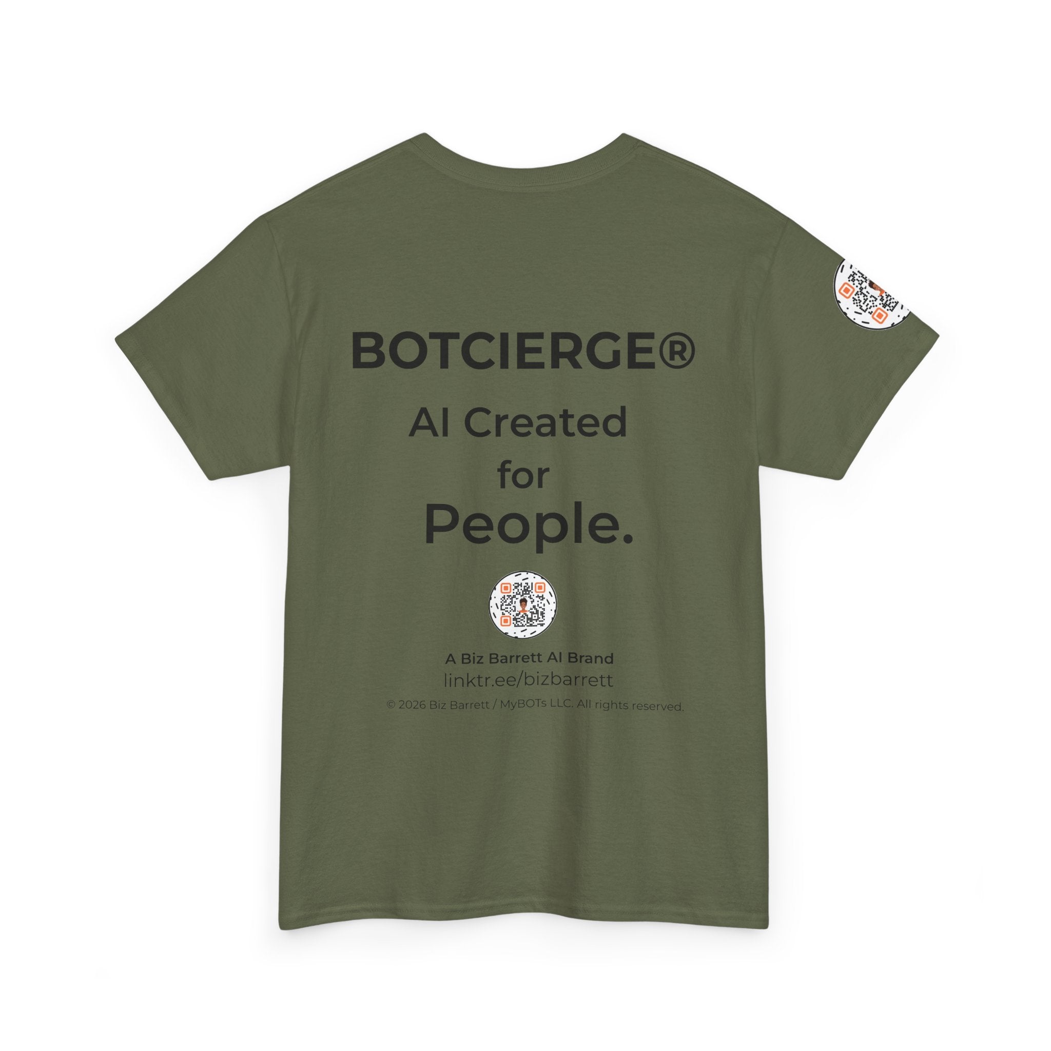 Unisex Personal Development BOT Heavy Cotton Tee (Light Edition with Black Print)