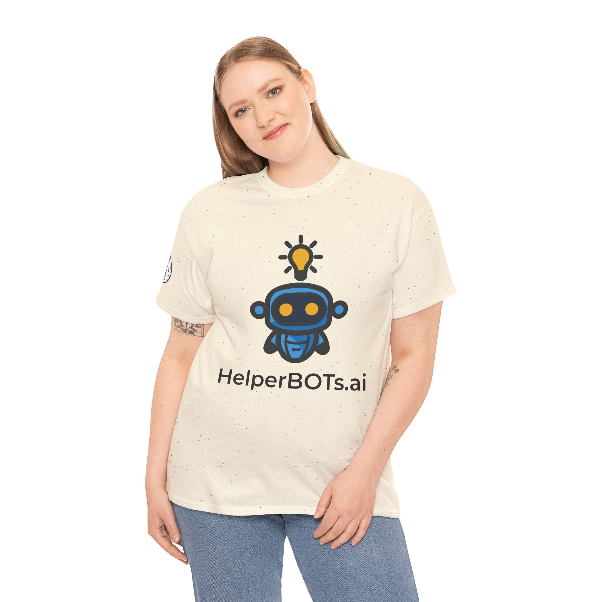 Unisex Personal Development BOT Heavy Cotton Tee (Light Edition with Black Print)