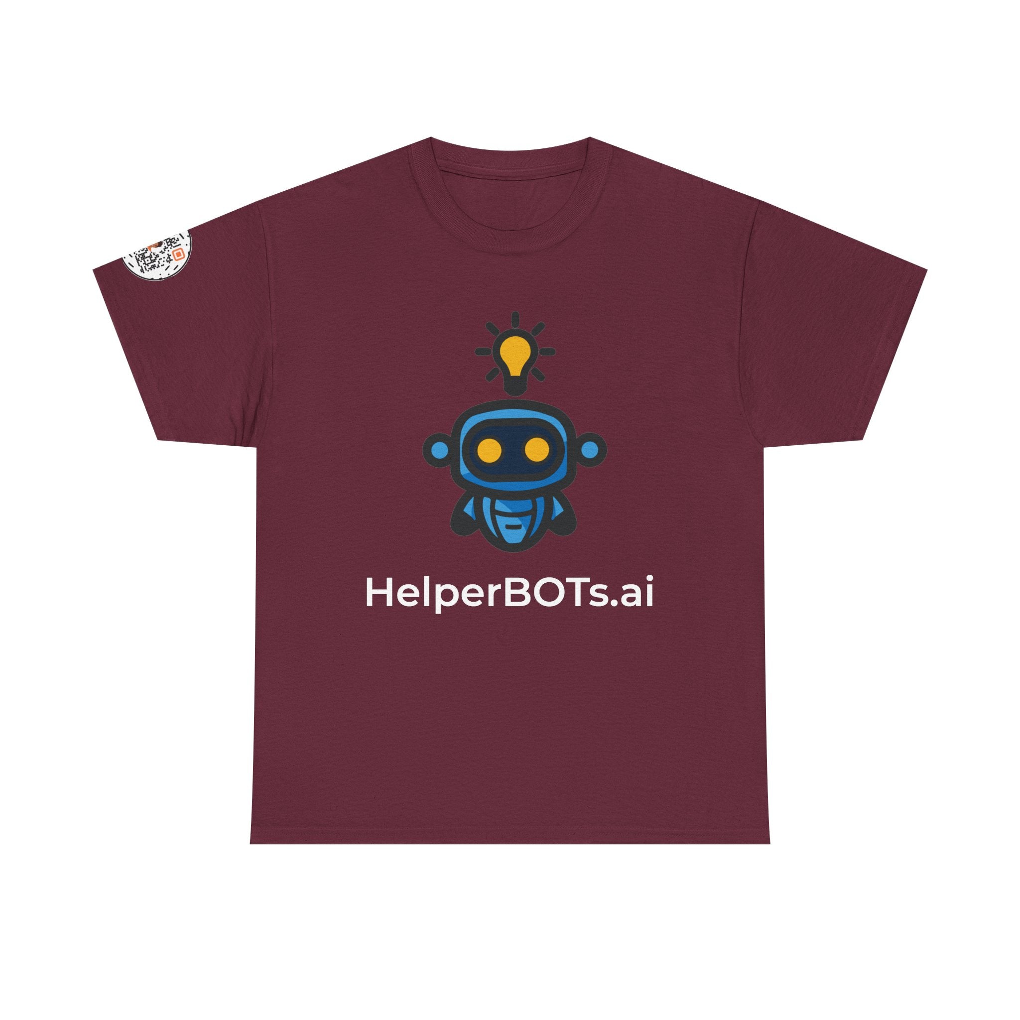 Unisex Personal Development BOT Heavy Cotton Tee (Dark Edition with White Print)