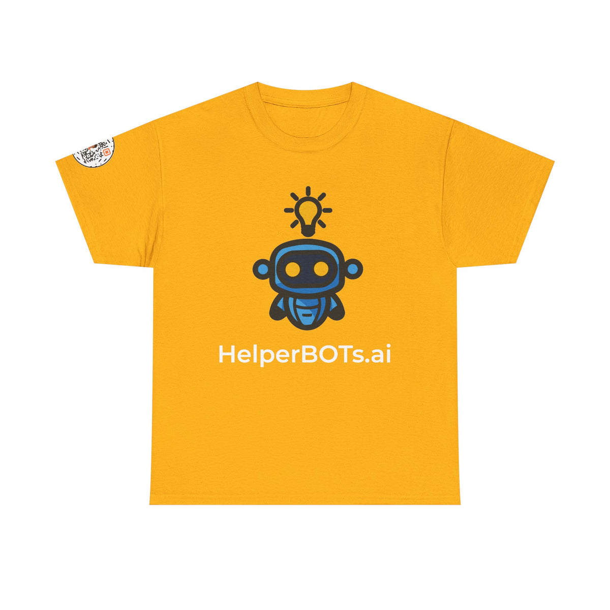 Unisex Personal Development BOT Heavy Cotton Tee (Dark Edition with White Print)