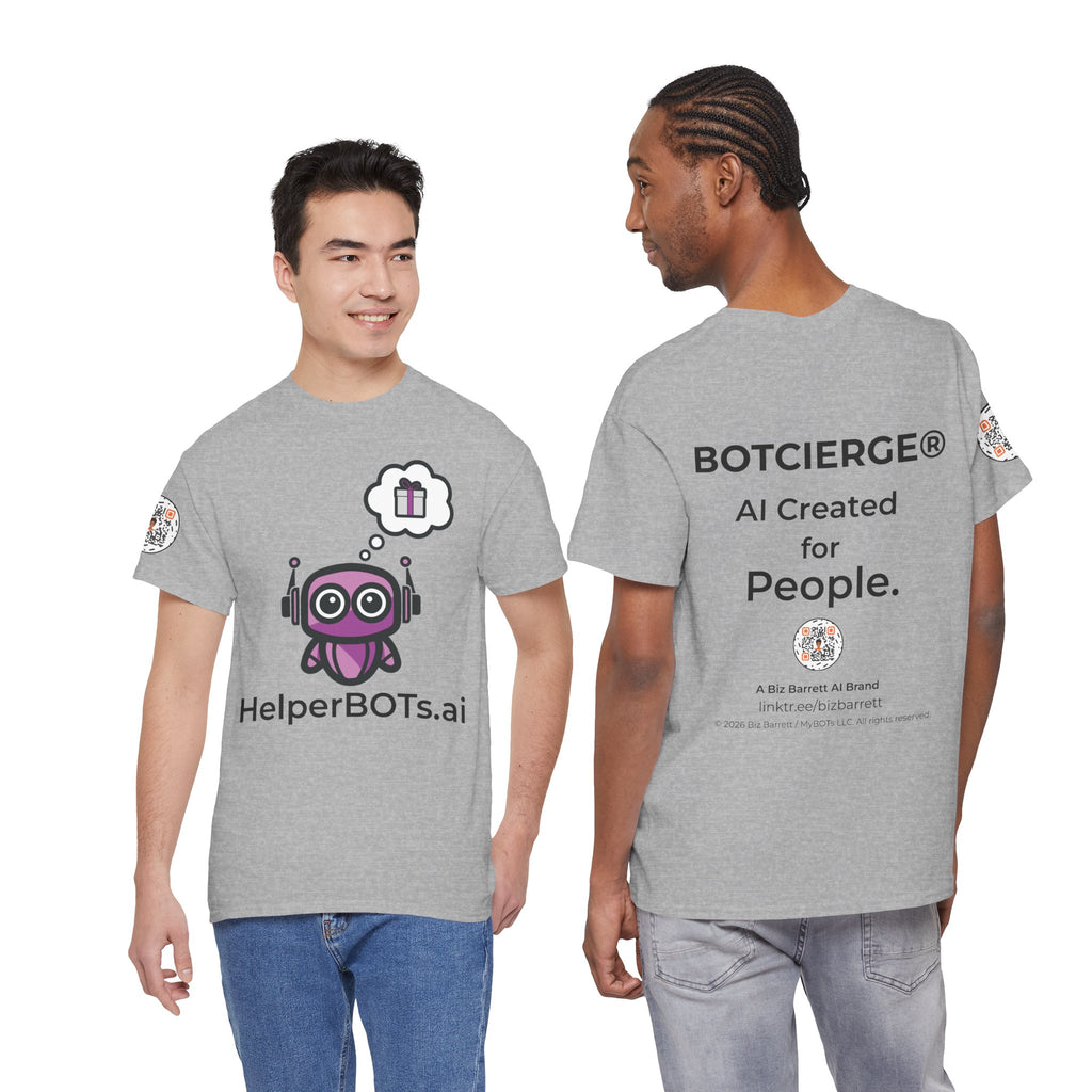 Unisex Love and Relationships BOT Heavy Cotton Tee (Light Edition with Black Print)