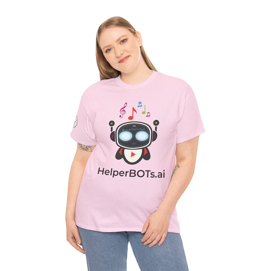 Unisex Music BOT Heavy Cotton Tee (Light Edition with Black Print)