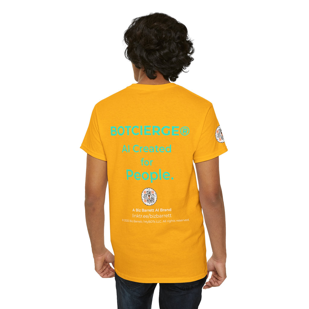 Unisex RememBOT™ Heavy Cotton Tee (Light Edition with White Lettering)
