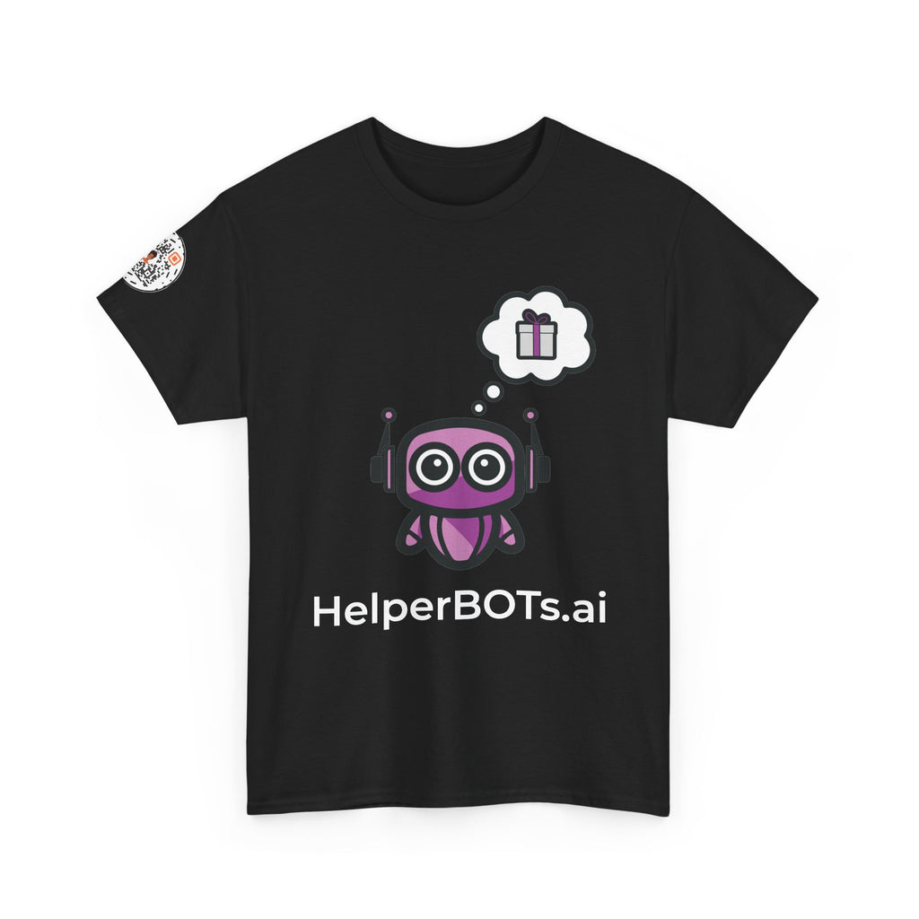 Unisex Love and Relationships BOT Heavy Cotton Tee (Dark Edition with White Print)