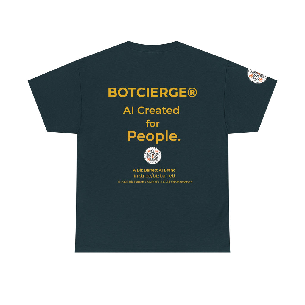 Unisex Education BOT Heavy Cotton Tee (Dark Edition with Gold Print)