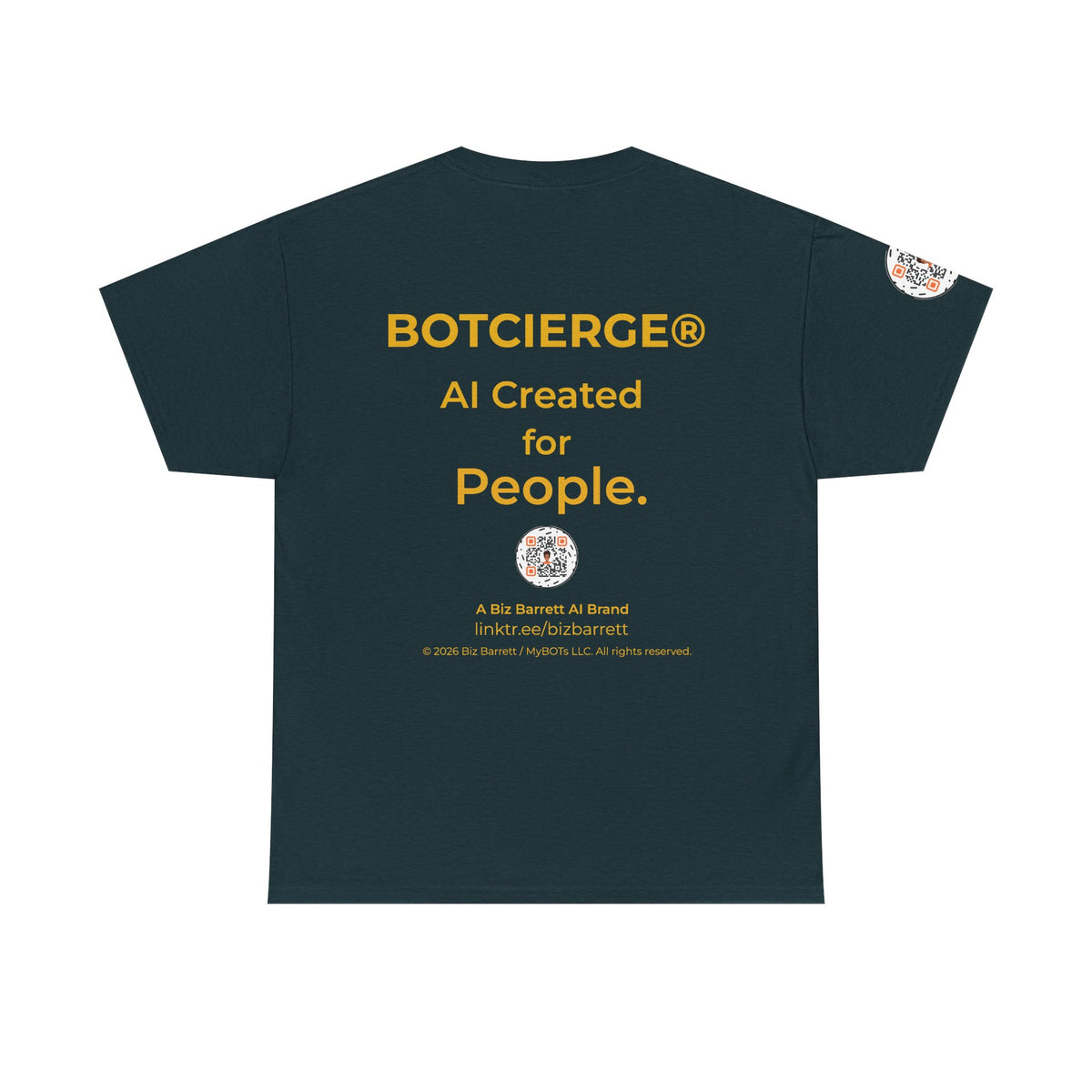 Unisex Education BOT Heavy Cotton Tee (Dark Edition with Gold Print)