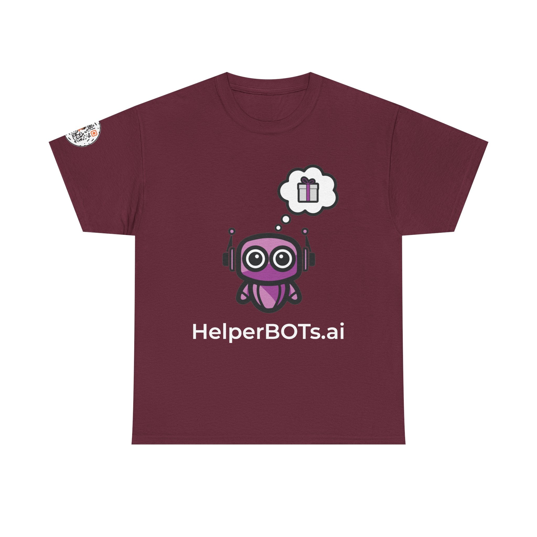 Unisex Love and Relationships BOT Heavy Cotton Tee (Dark Edition with White Print)