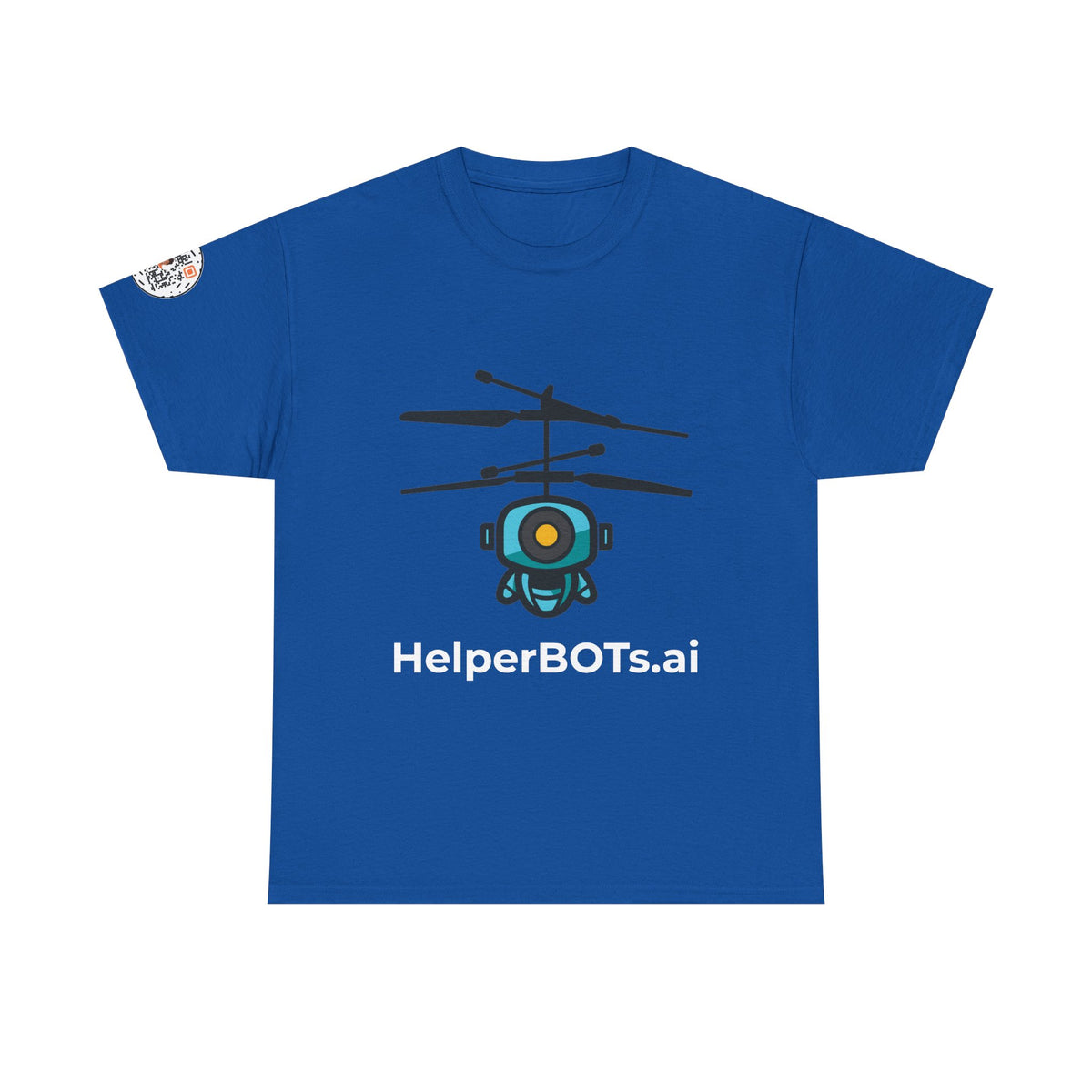 Unisex Security BOT Heavy Cotton Tee (Dark Edition with White Print)
