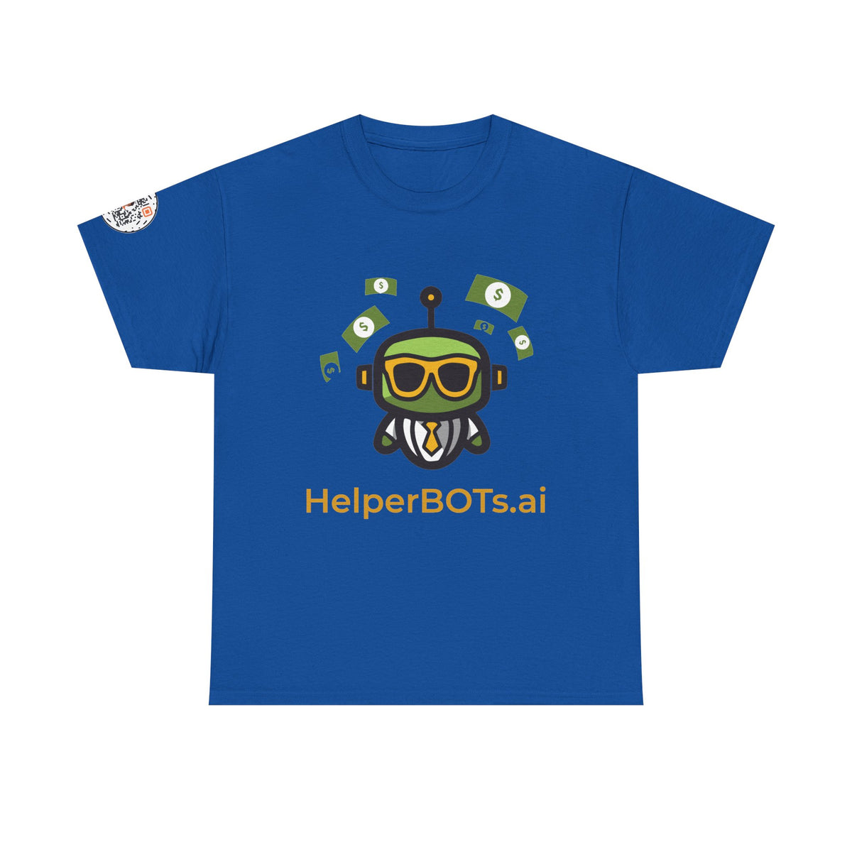 Unisex Financial BOT Heavy Cotton Tee (Dark Edition with Gold Print)