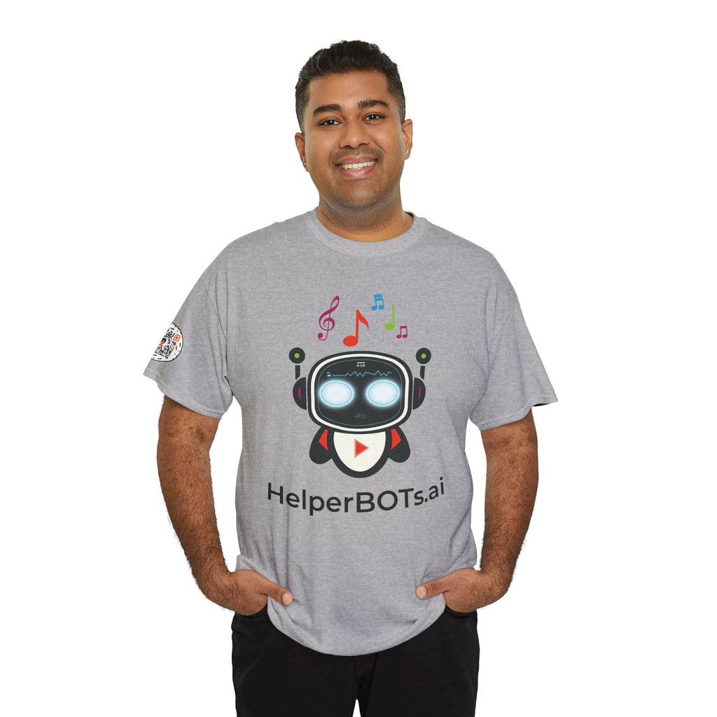 Unisex Music BOT Heavy Cotton Tee (Light Edition with Black Print)
