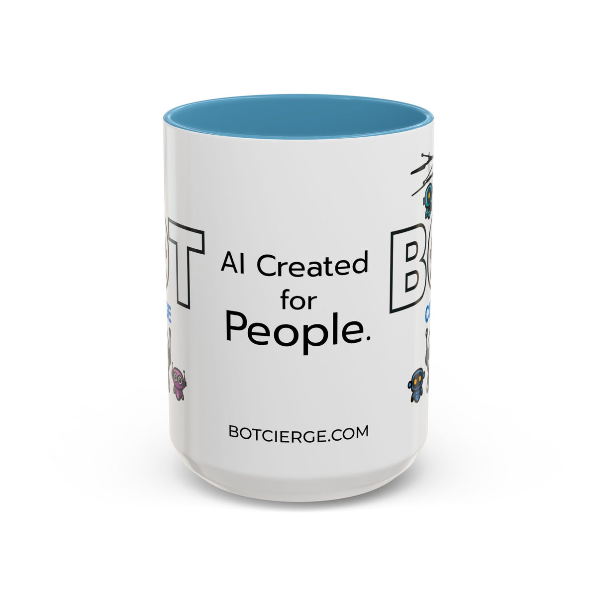 Logo Accent Coffee Mug (11, 15oz) (Light Edition with Black Print)