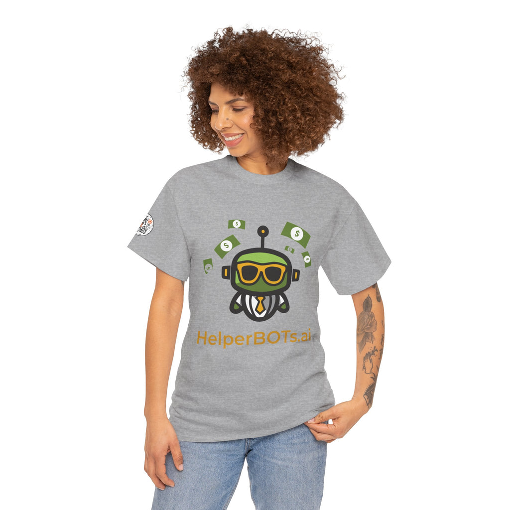 Unisex Financial BOT Heavy Cotton Tee (Light Edition with Gold Print)