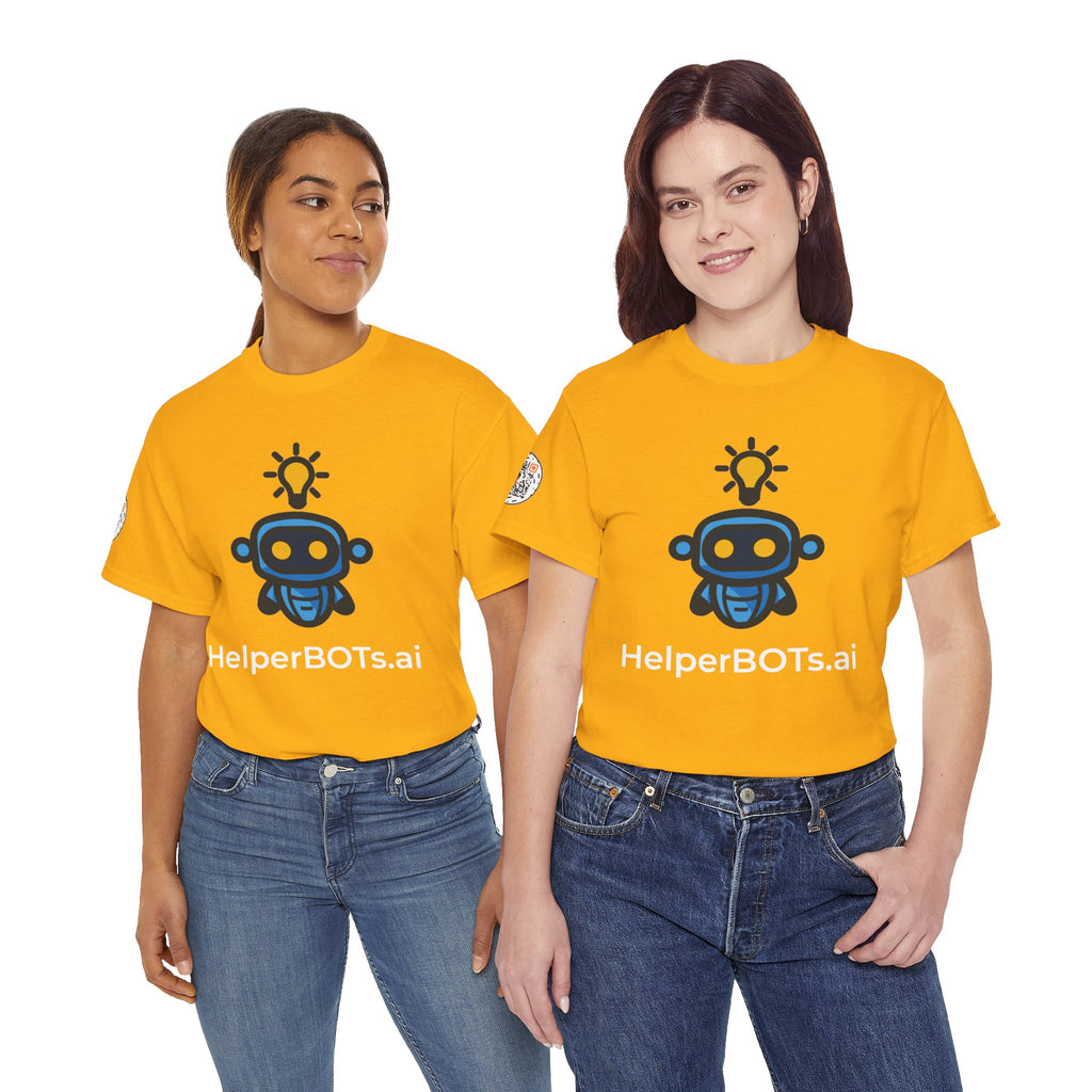 Unisex Personal Development BOT Heavy Cotton Tee (Dark Edition with White Print)
