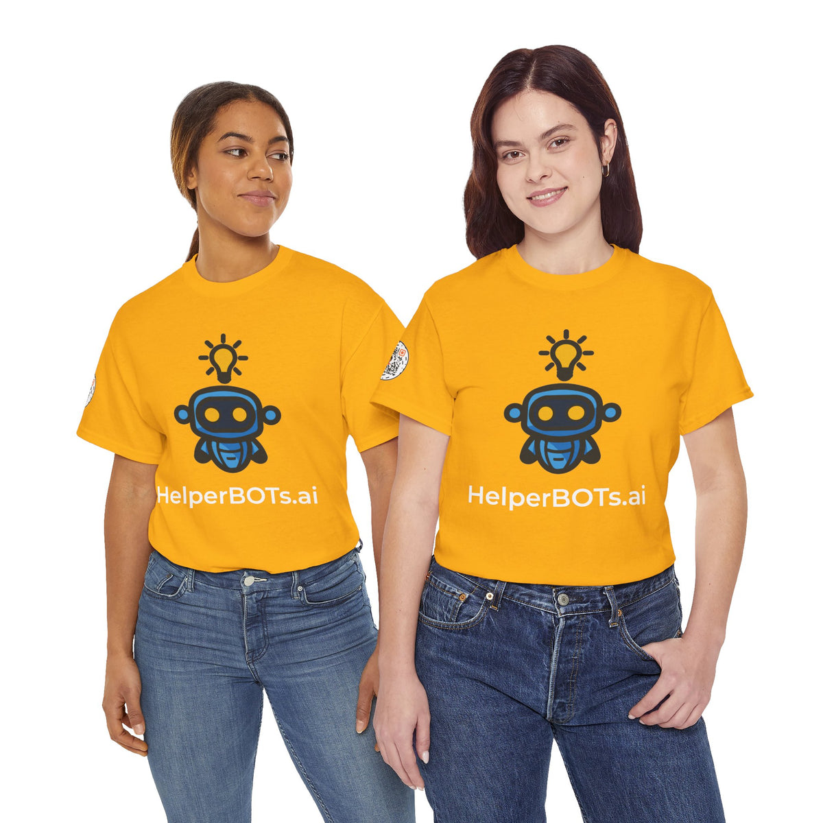 Unisex Personal Development BOT Heavy Cotton Tee (Dark Edition with White Print)