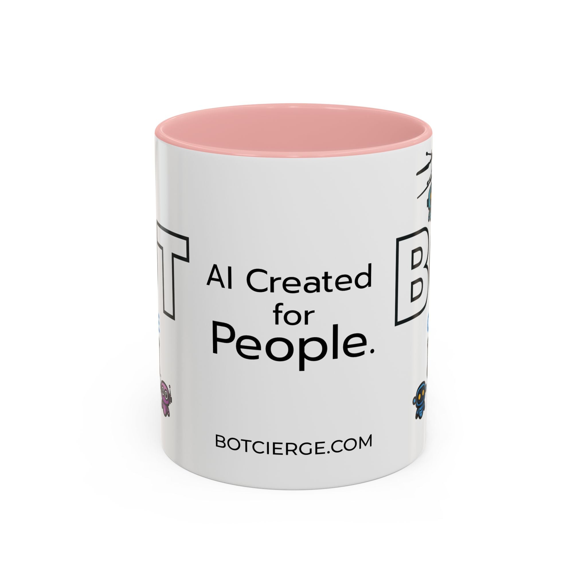 Logo Accent Coffee Mug (11, 15oz) (Light Edition with Black Print)