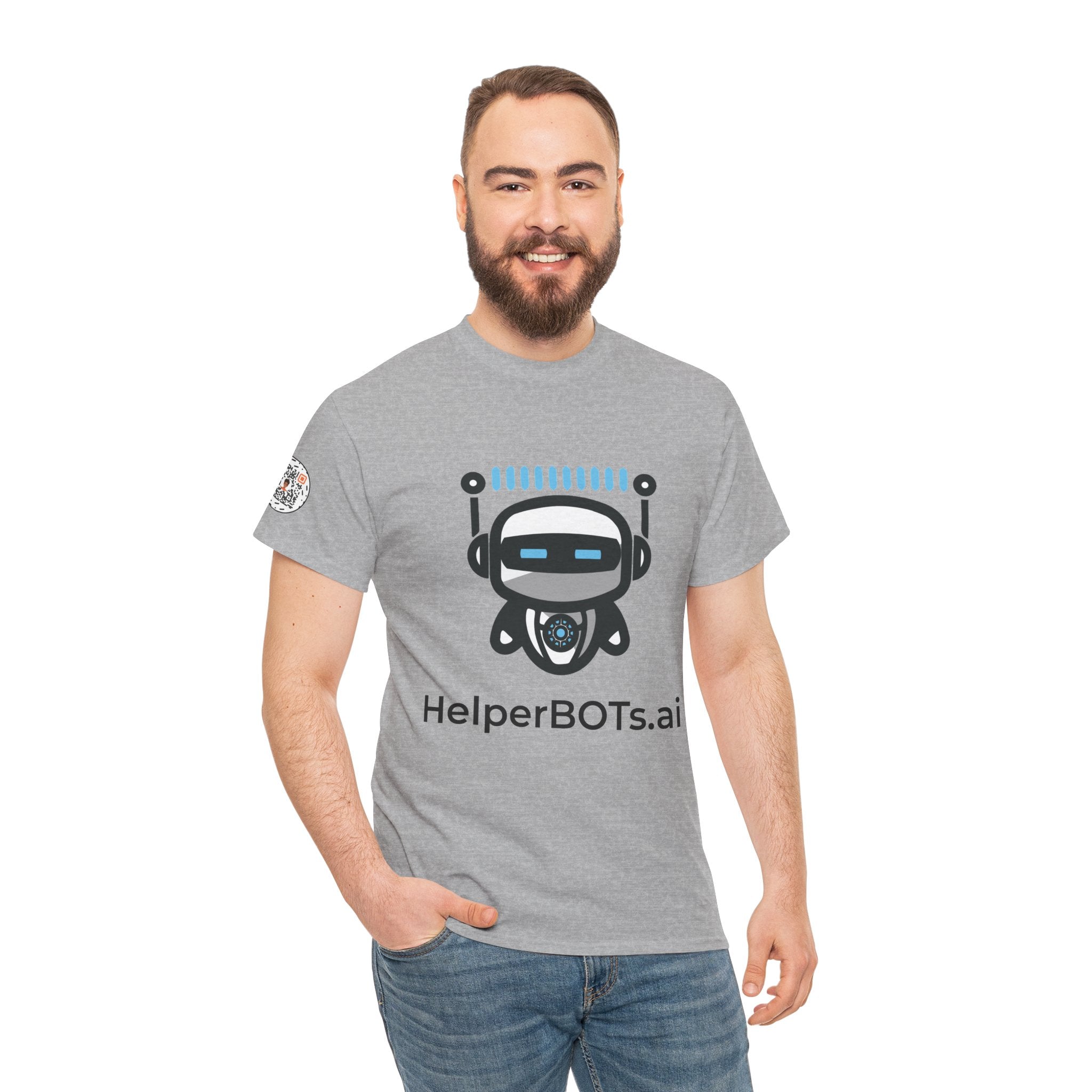 Unisex Productivity BOT Heavy Cotton Tee (Light Edition with Black Print)