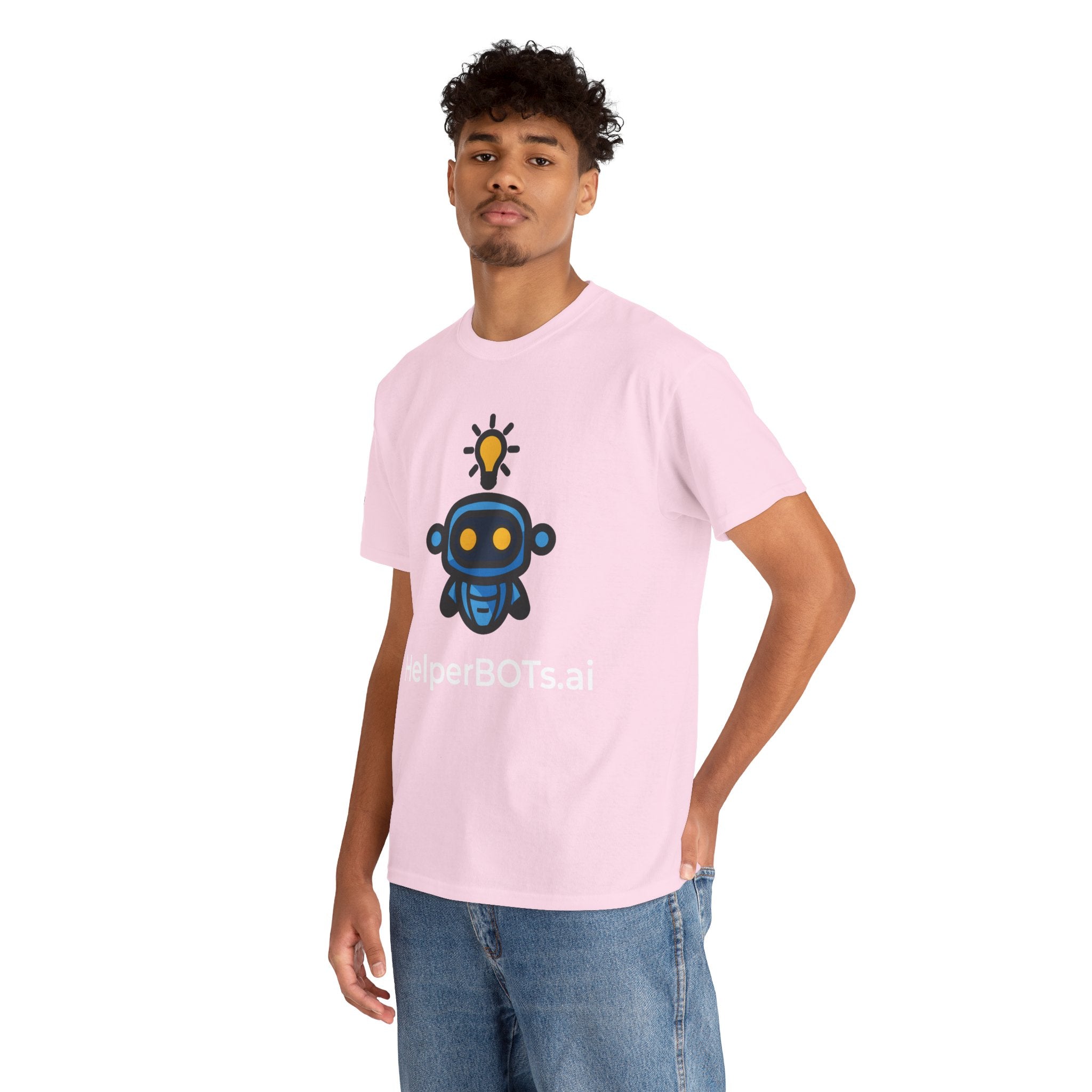 Unisex Personal Development BOT Heavy Cotton Tee (Dark Edition with White Print)
