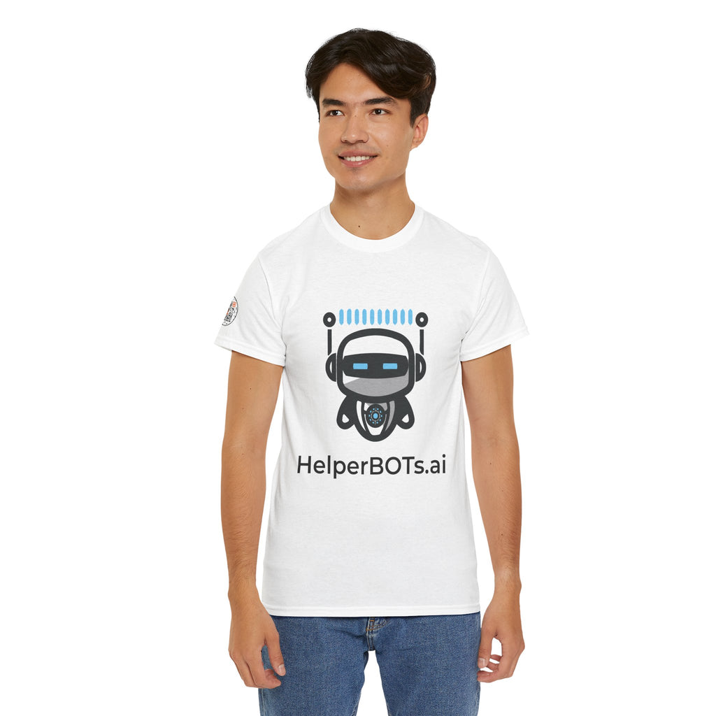 Unisex Productivity BOT Heavy Cotton Tee (Light Edition with Black Print)