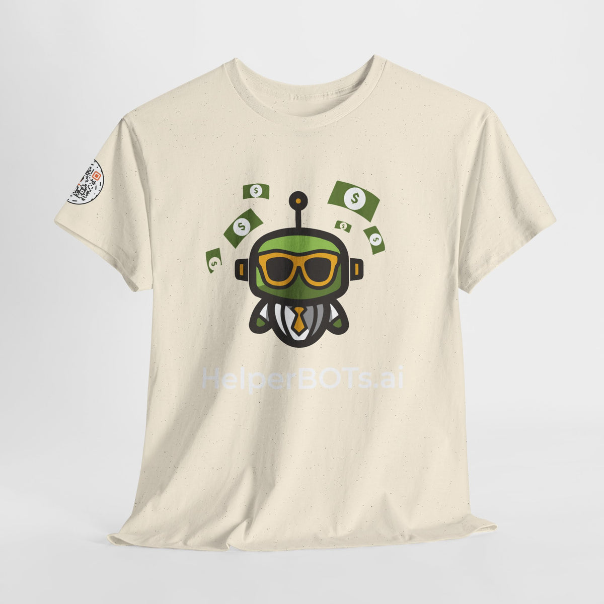Unisex Financial BOT Heavy Cotton Tee (Dark Edition with White Print)