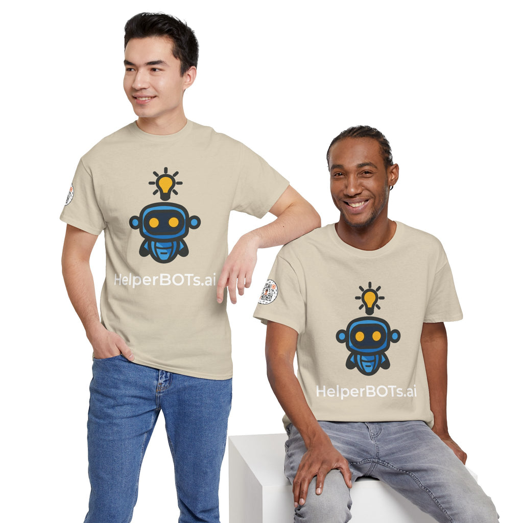 Unisex Personal Development BOT Heavy Cotton Tee (Dark Edition with White Print)