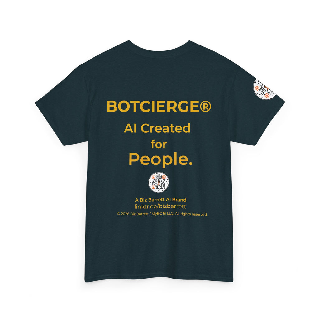 Unisex Education BOT Heavy Cotton Tee (Dark Edition with Gold Print)
