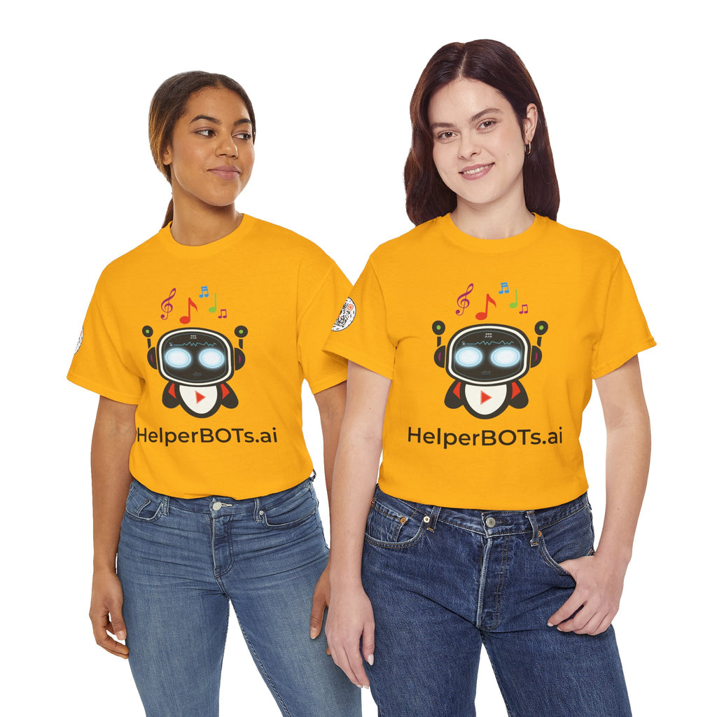 Unisex Music BOT Heavy Cotton Tee (Light Edition with Black Print)