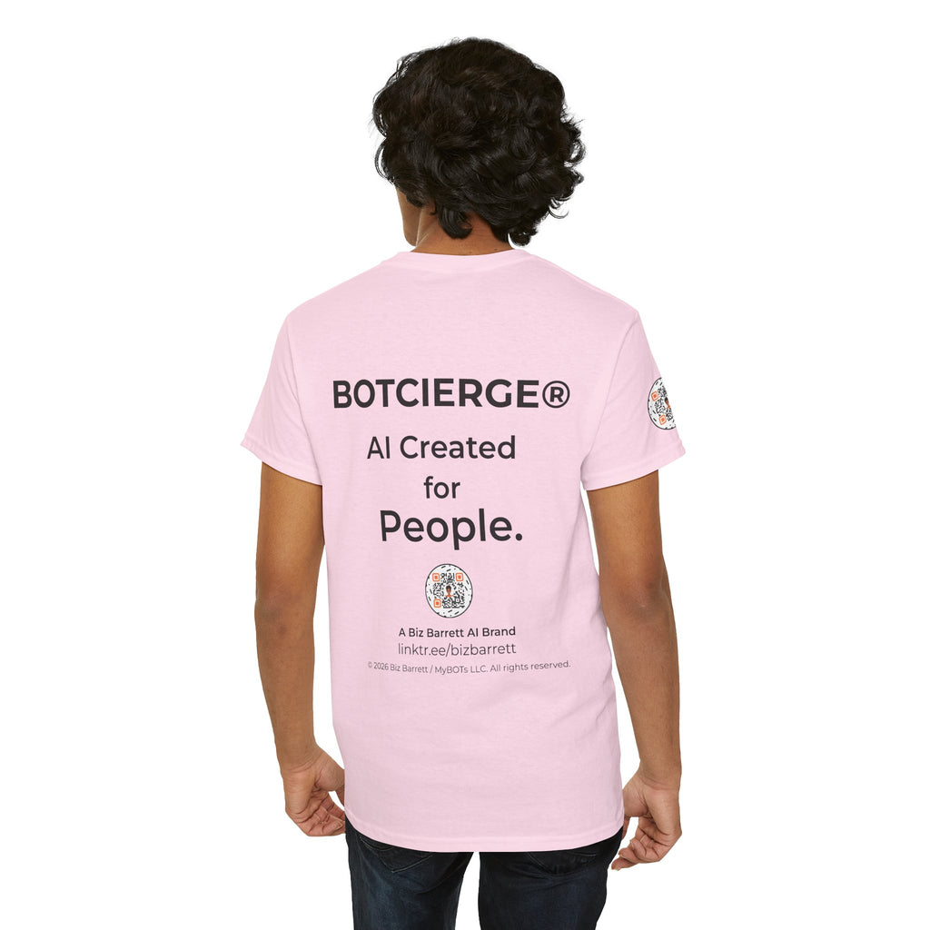 Unisex Personal Development BOT Heavy Cotton Tee (Light Edition with Black Print)
