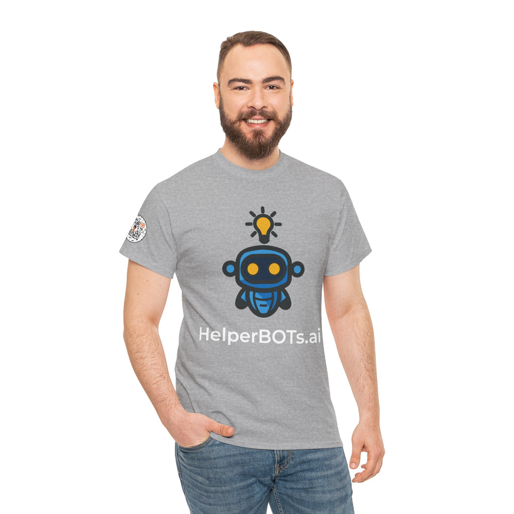 Unisex Personal Development BOT Heavy Cotton Tee (Dark Edition with White Print)