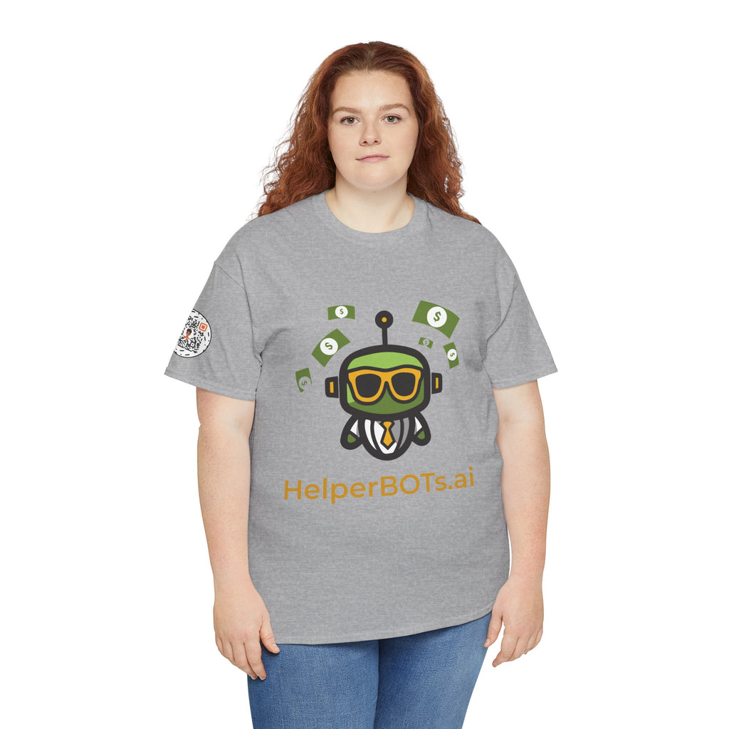 Unisex Financial BOT Heavy Cotton Tee (Light Edition with Gold Print)