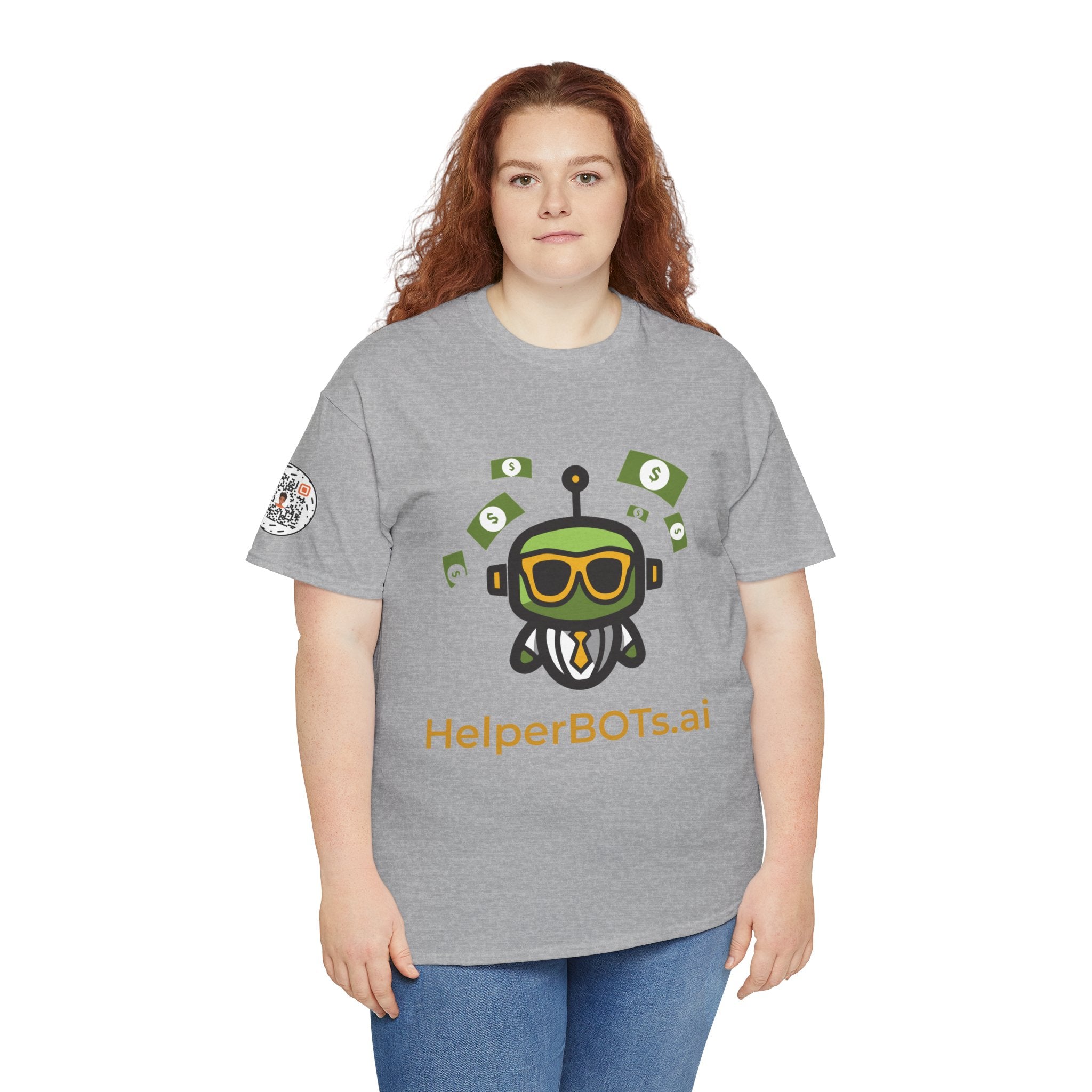 Unisex Financial BOT Heavy Cotton Tee (Light Edition with Gold Print)