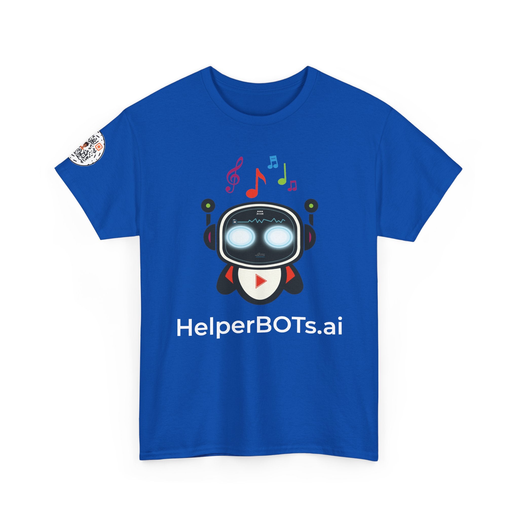 Unisex Music BOT Heavy Cotton Tee (Dark Edition with White Print)