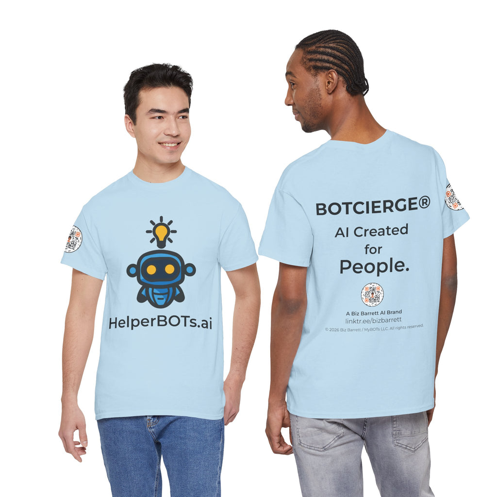 Unisex Personal Development BOT Heavy Cotton Tee (Light Edition with Black Print)
