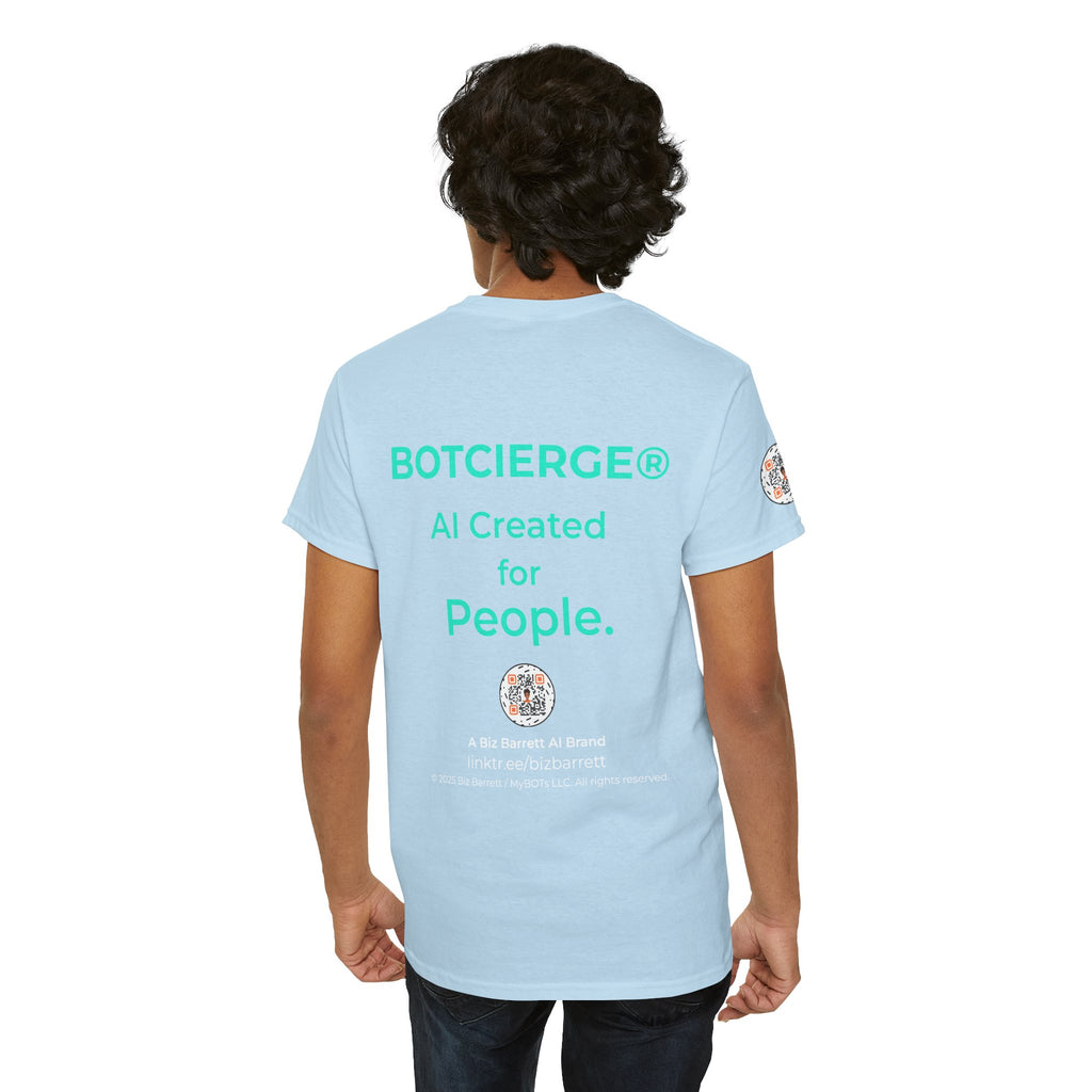 Unisex RememBOT™ Heavy Cotton Tee (Light Edition with White Lettering)