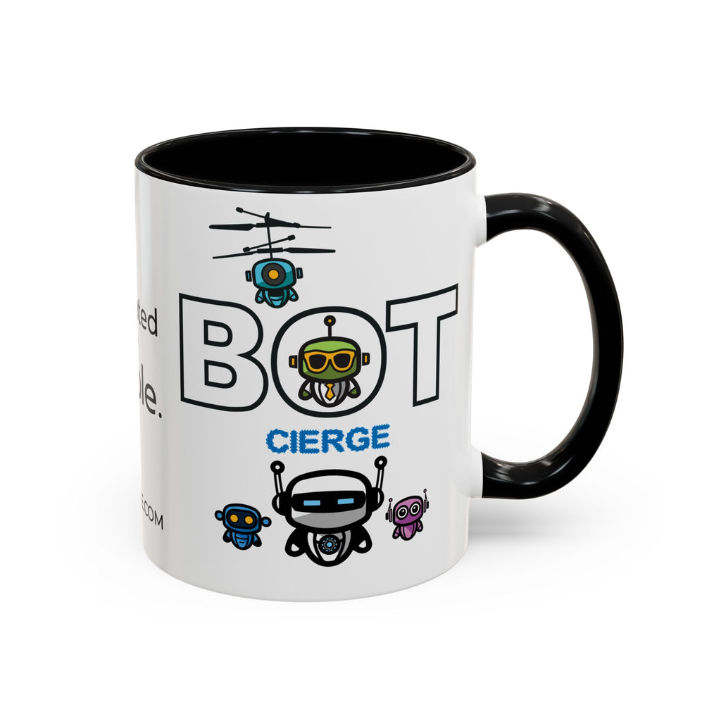 Logo Accent Coffee Mug (11, 15oz) (Light Edition with Black Print)