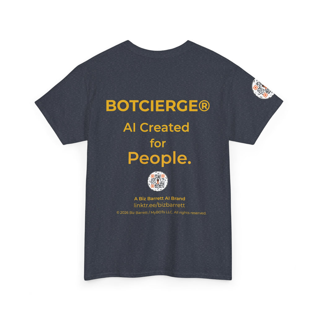 Unisex Education BOT Heavy Cotton Tee (Dark Edition with Gold Print)