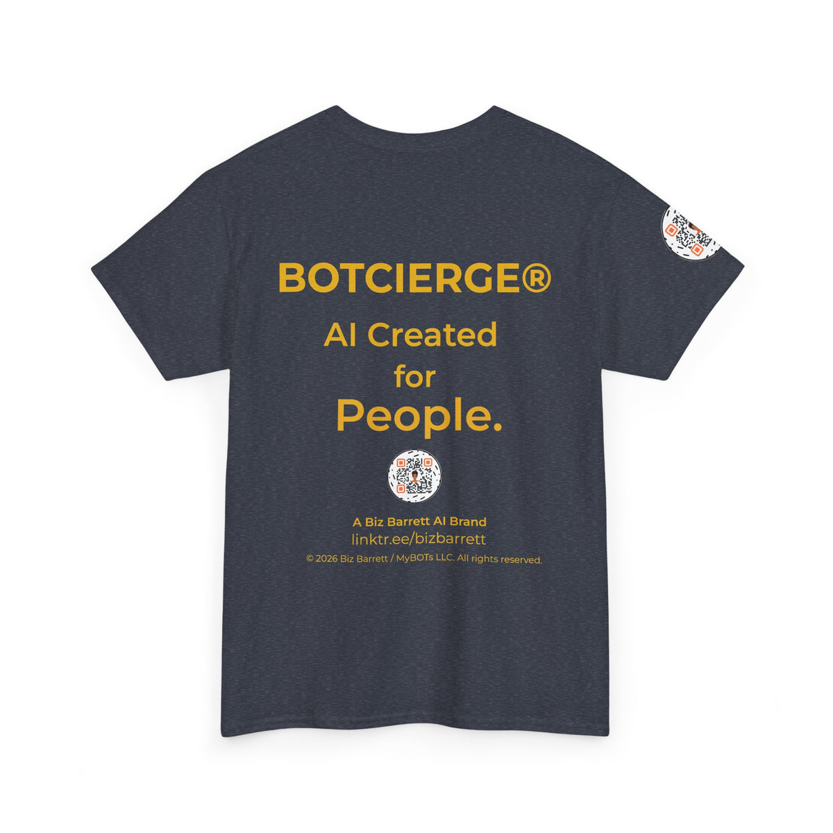 Unisex Education BOT Heavy Cotton Tee (Dark Edition with Gold Print)