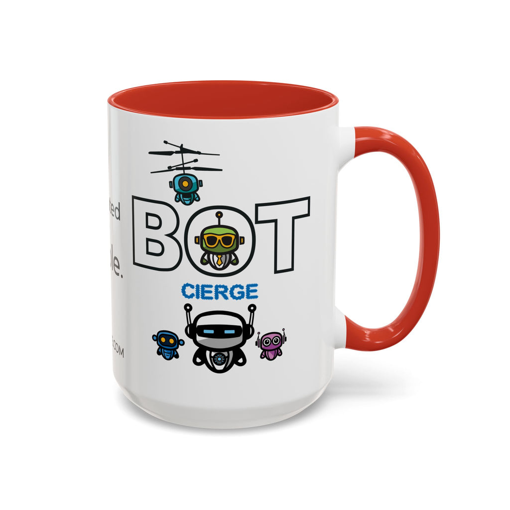 Logo Accent Coffee Mug (11, 15oz) (Light Edition with Black Print)