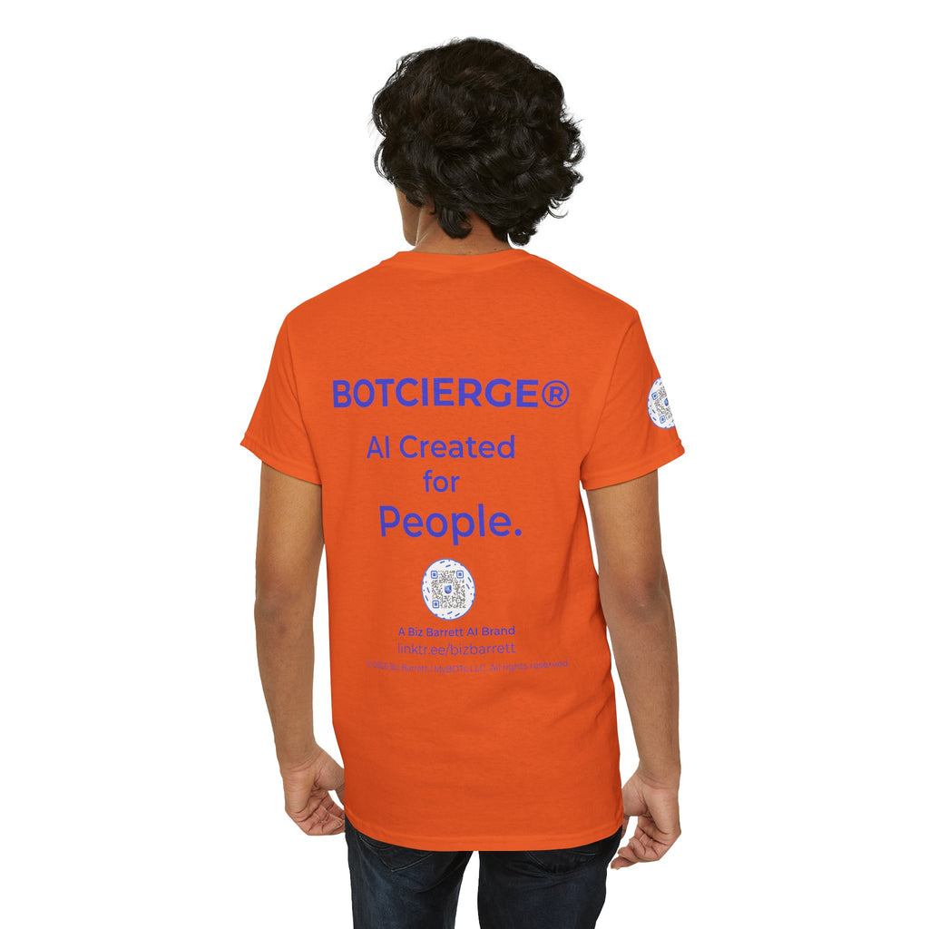 Unisex RememBOT™ Heavy Cotton Tee (Light Edition with Purple Print)