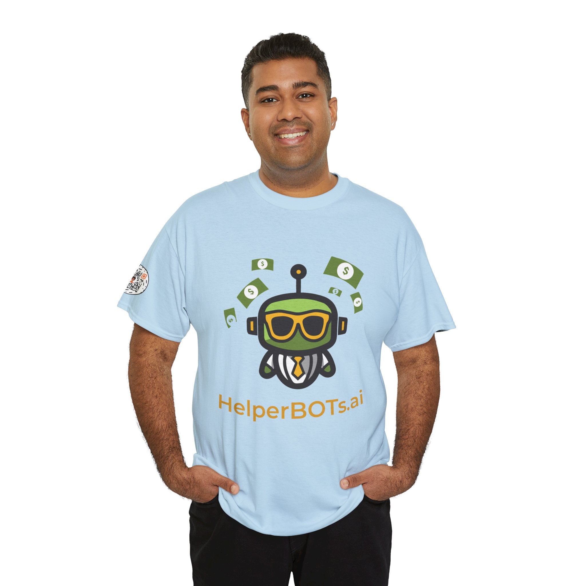 Unisex Financial BOT Heavy Cotton Tee (Light Edition with Gold Print)