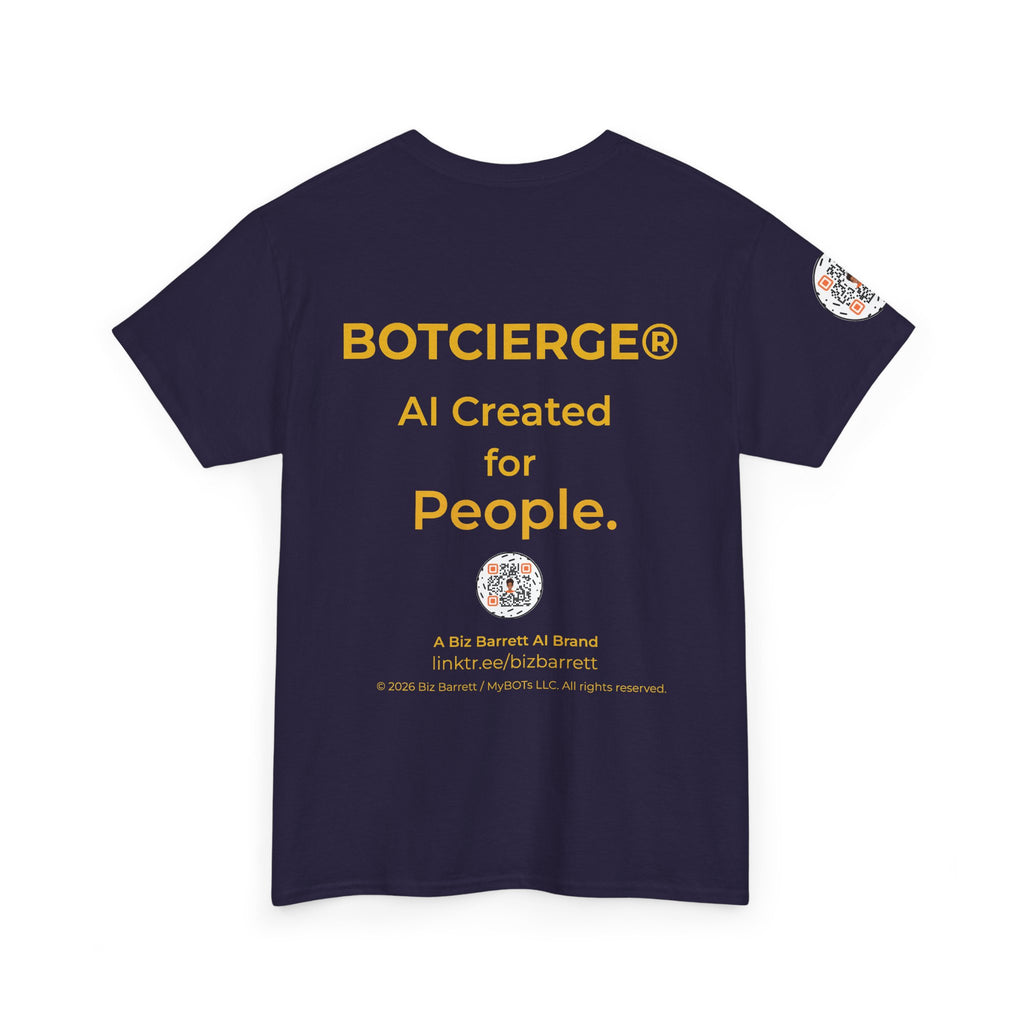 Unisex Education BOT Heavy Cotton Tee (Dark Edition with Gold Print)