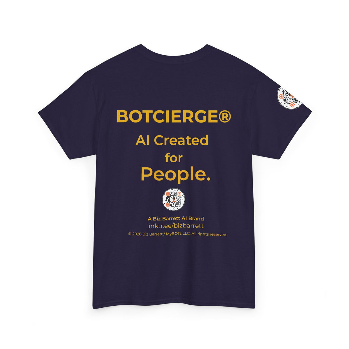 Unisex Education BOT Heavy Cotton Tee (Dark Edition with Gold Print)