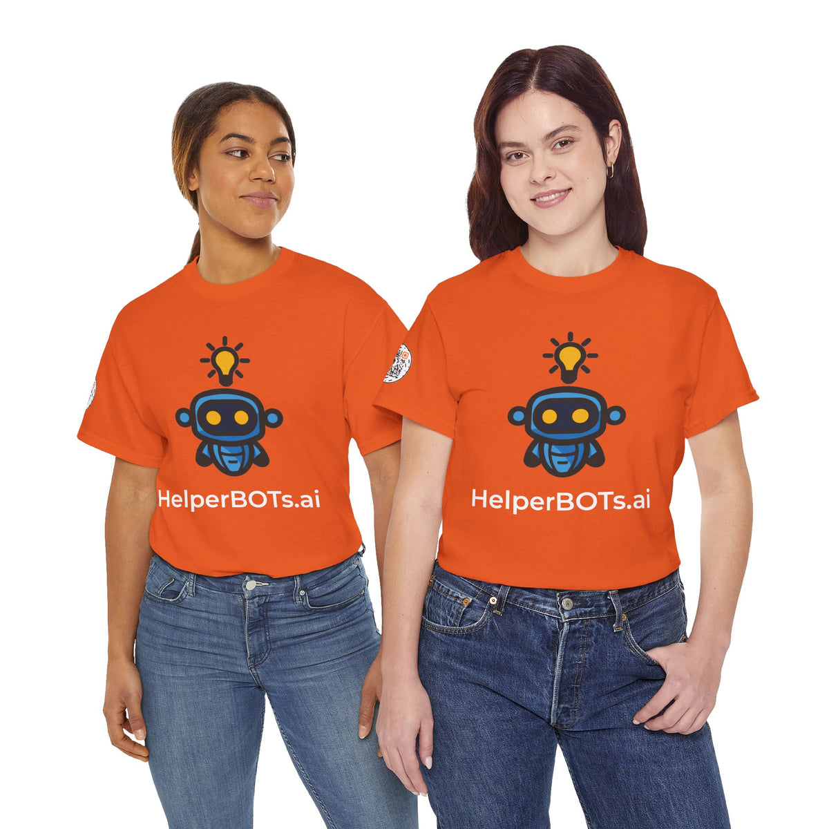Unisex Personal Development BOT Heavy Cotton Tee (Dark Edition with White Print)