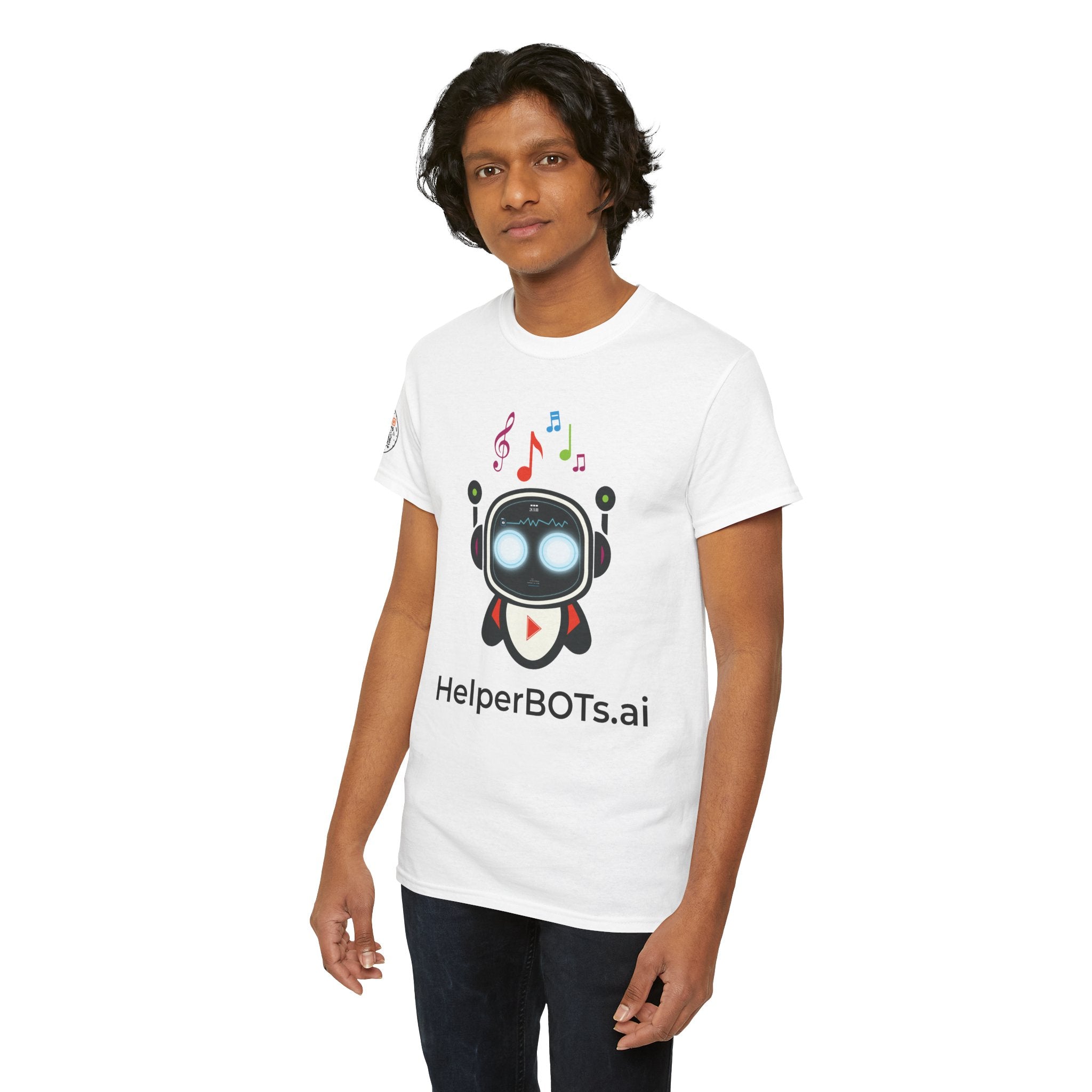 Unisex Music BOT Heavy Cotton Tee (Light Edition with Black Print)