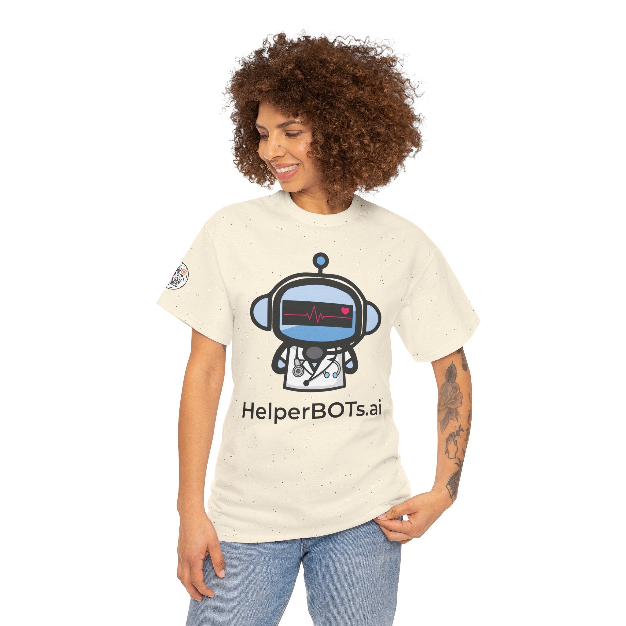 Unisex Medical BOT Heavy Cotton Tee (Light Edition with Black Print)