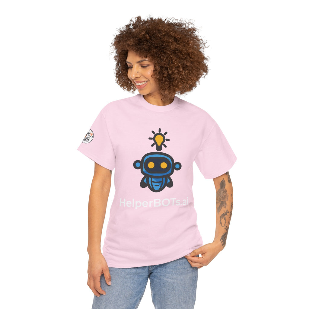 Unisex Personal Development BOT Heavy Cotton Tee (Dark Edition with White Print)