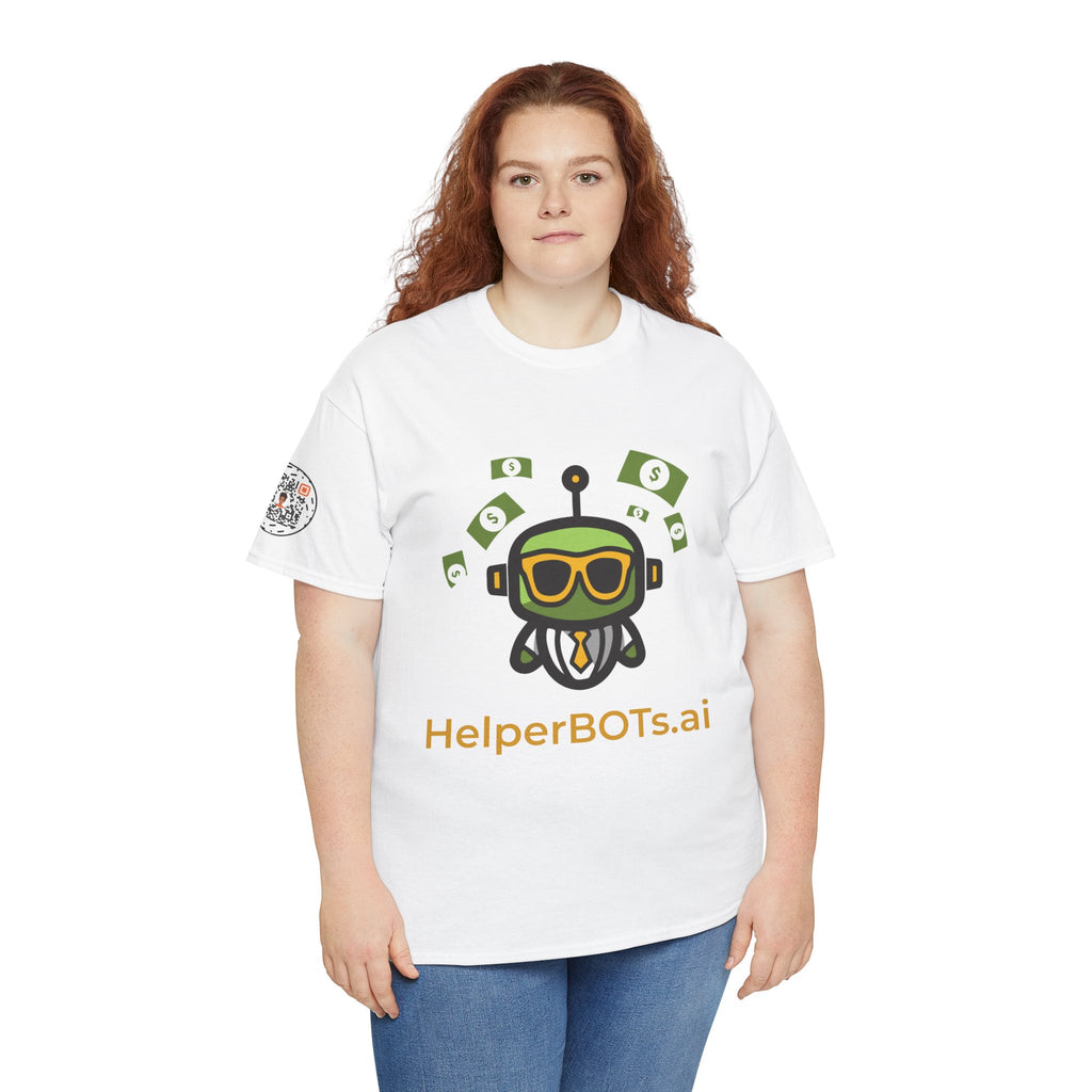 Unisex Financial BOT Heavy Cotton Tee (Light Edition with Gold Print)