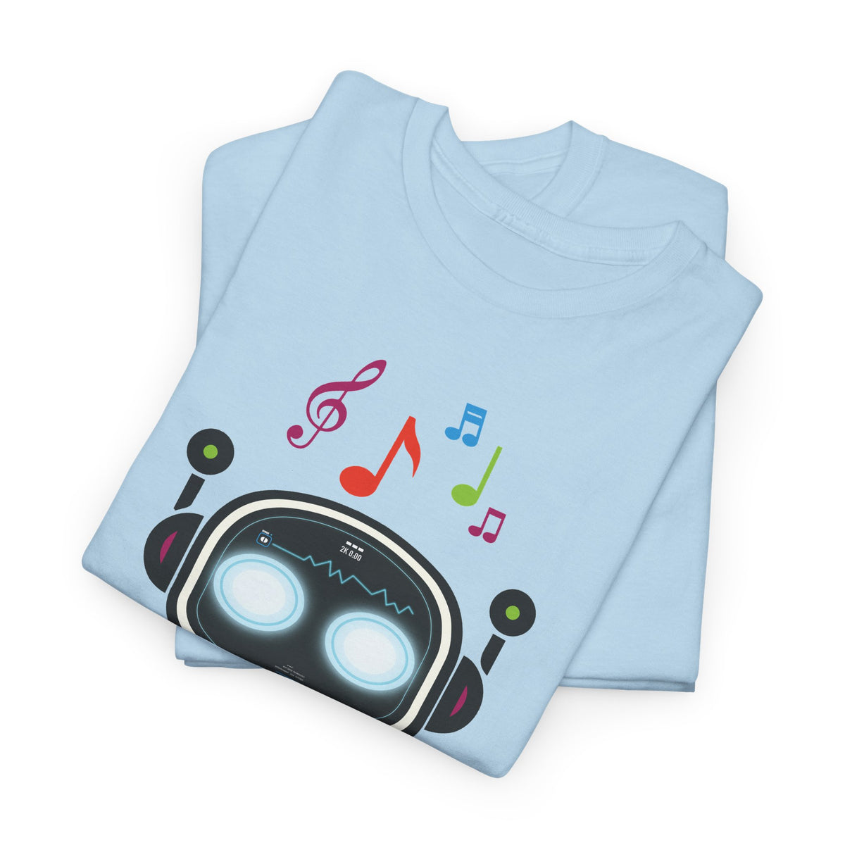 Unisex Music BOT Heavy Cotton Tee (Light Edition with Black Print)