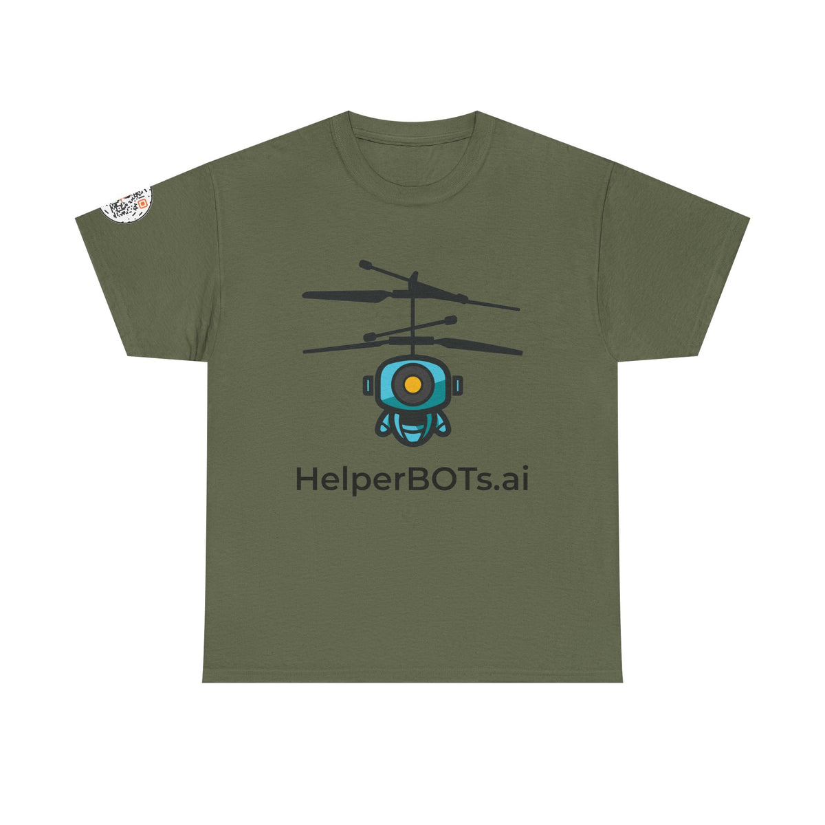 Unisex Security BOT Heavy Cotton Tee (Light Edition with Black Print)