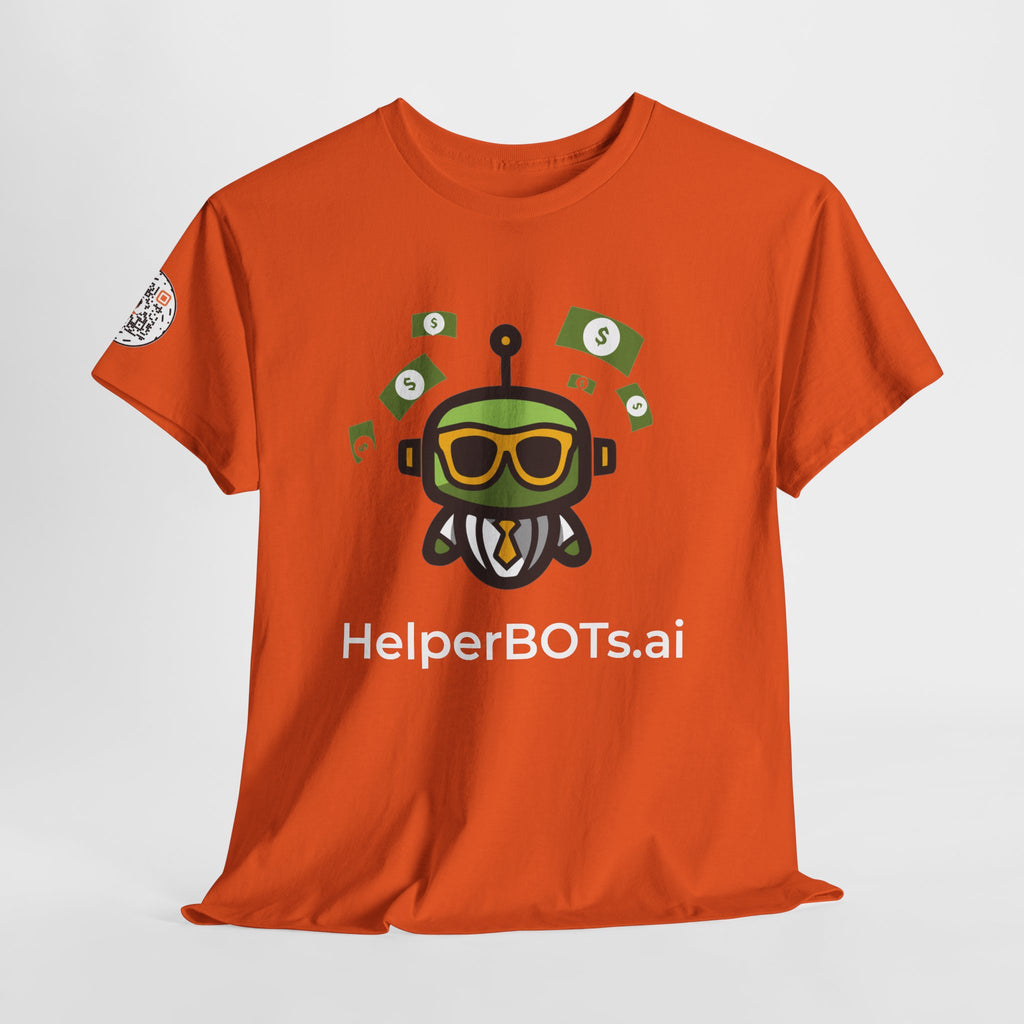 Unisex Financial BOT Heavy Cotton Tee (Dark Edition with White Print)
